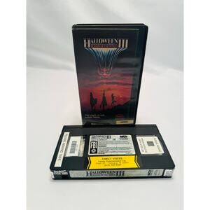 Halloween 3 Season of the Witch Movie VHS Tape Thriller Horror Scary